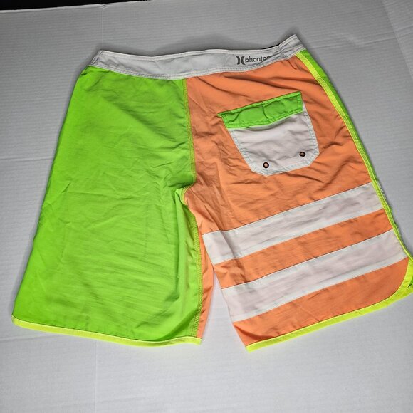 Lot of 3 Pairs Hurley Board Shorts Men's Swim Multi Phantom 33 Waist *Altered* - Picture 10 of 16